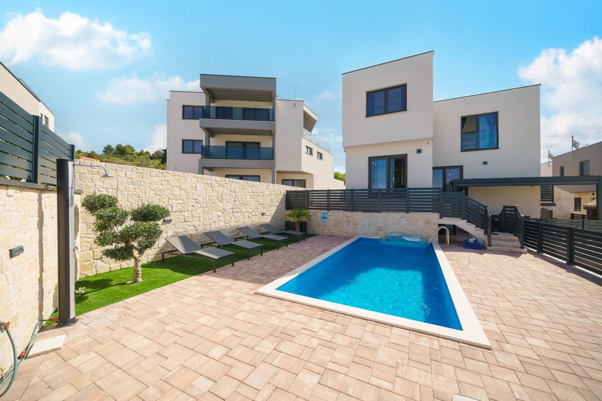 Exclusive New House W Private Pool * Vodice